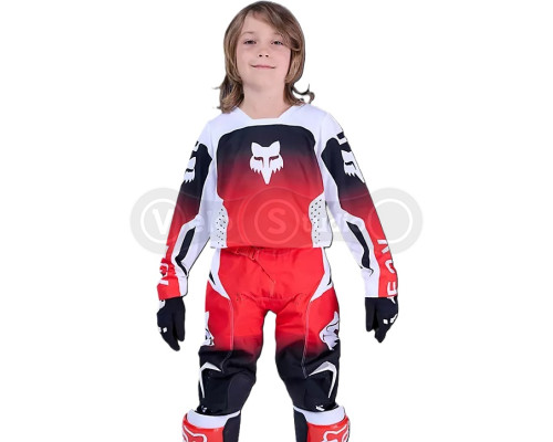 Детская джерси FOX 180 Youth Jersey - SHIELD [Flo Red], YXL