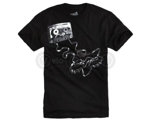 Футболка FOX Short Sleeve Tee - MIX TAPE [Black], L