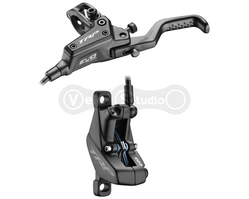 Переднє гідравлічне гальмо TRP DHR EVO PRO M9040 4 поршня, 1900мм, чорне