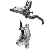 Переднє гідравлічне гальмо TRP DHR EVO PRO M9040 4 поршня, 1900мм, сріблясте