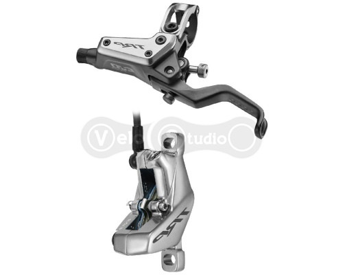 Переднє гідравлічне гальмо TRP DHR EVO PRO M9040 4 поршня, 1900мм, сріблясте