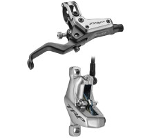 Заднє гідравлічне гальмо TRP DHR EVO PRO M9040 4 поршня, 1900мм, сріблясте