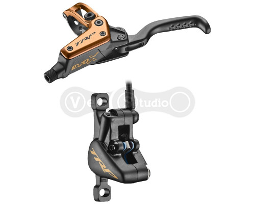 Переднє гідравлічне гальмо TRP DHR EVO X M9020 2 поршня, 1900мм, золотисте
