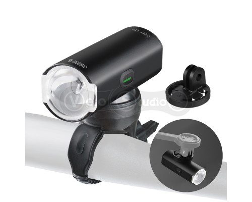 Велосипедная фара ONRIDE Dinky 550 (550 lm, 1100 mAh, Type-C), алюминиевая