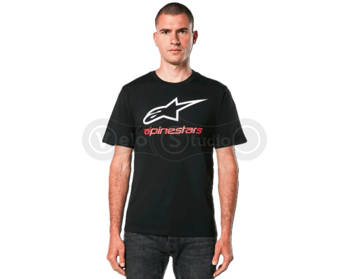 Футболка Alpinestars ALWAYS 2.0 CSF TEE BLACK/WHITE/RED, L