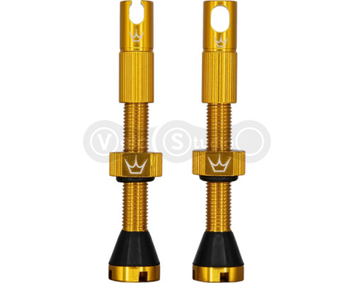 Ниппели Peaty's x Chris King Tubeless Valves, 42mm, Gold - 2 шт