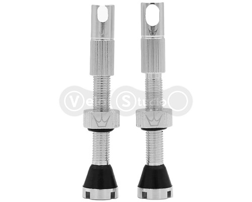 Ніпелі Peaty's x Chris King Tubeless Valves, 42mm, Silver - 2 шт