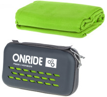 Полотенце из микрофибры ONRIDE Wipe 20 зеленое (120х60) в кейсе