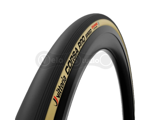 Вело покрышка Vittoria Corsa Pro Speed 700x26c TLR, бежевая боковина