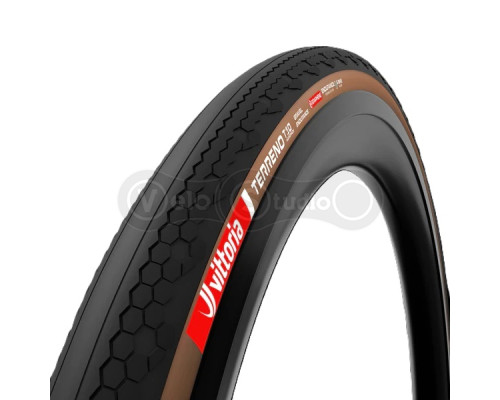 Вело покришка Vittoria Terreno T10 700x40c Hardpack Gravel Endurance, бежева боковина