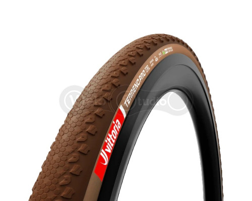 Вело покришка Vittoria Terreno PRO T30 Fine 700x45c, TLR, бежева боковина