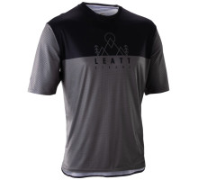 Вело джерсі LEATT MTB 3.0 Trail SS Jersey [Ghost Black], M