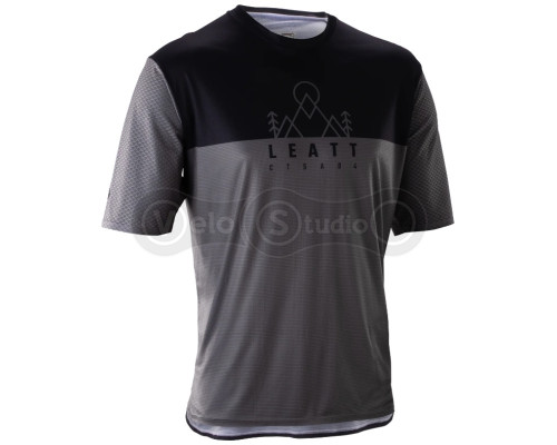 Вело джерсі LEATT MTB 3.0 Trail SS Jersey [Ghost Black], M
