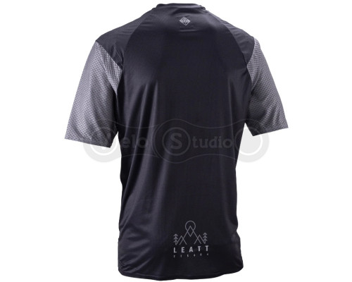 Вело джерсі LEATT MTB 3.0 Trail SS Jersey [Ghost Black], XL