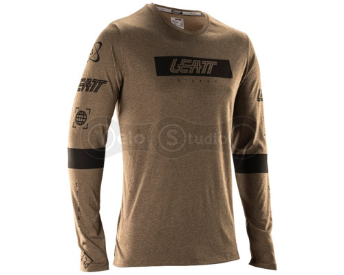 Вело джерсі LEATT MTB 3.0 Gravity LS Jersey [Loam Brown], L