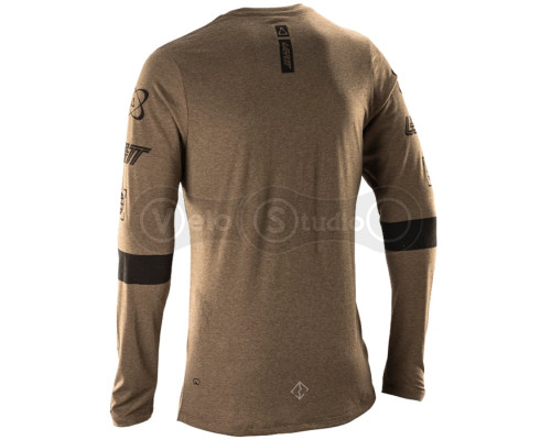 Вело джерсі LEATT MTB 3.0 Gravity LS Jersey [Loam Brown], XL