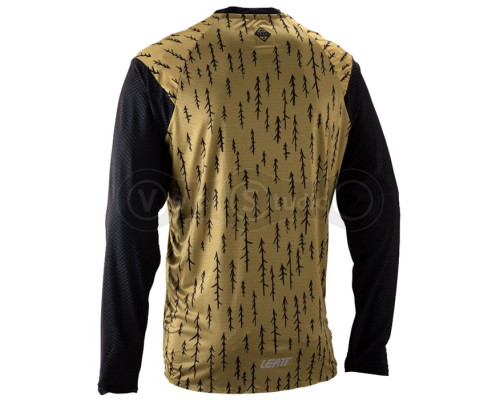 Велоджерсі LEATT MTB 3.0 Trail LS Jersey [Trails Brown], M