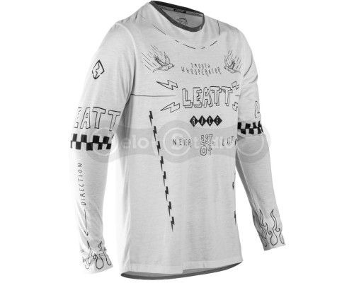 Вело джерсі LEATT MTB 3.0 Gravity Jersey [Cream White], M