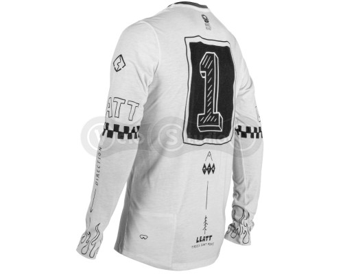 Вело джерсі LEATT MTB 3.0 Gravity Jersey [Cream White], M
