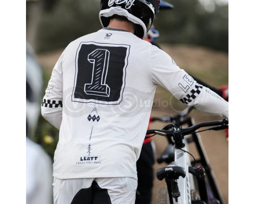 Вело джерсі LEATT MTB 3.0 Gravity Jersey [Cream White], M