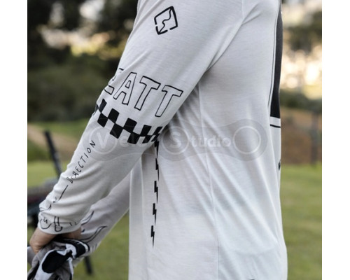 Вело джерсі LEATT MTB 3.0 Gravity Jersey [Cream White], M