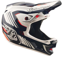 Вело шолом TLD D4 POLYACRYLITE HELMET QUALIFER [BLUE/WHITE] MD