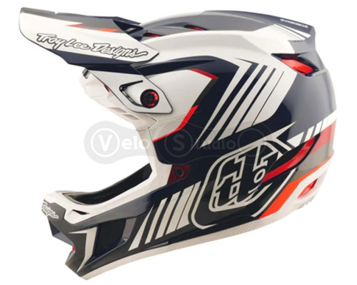 Вело шлем TLD D4 POLYACRYLITE HELMET QUALIFER [BLUE/WHITE] XL