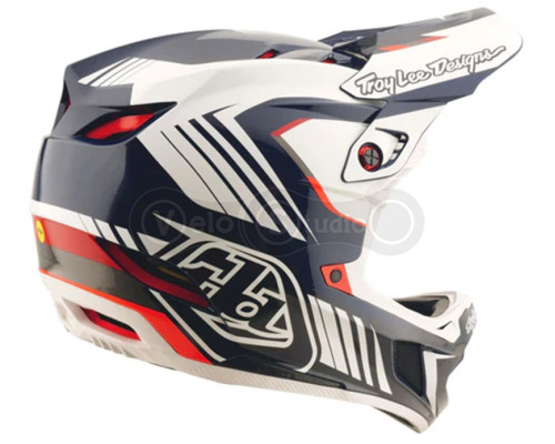 Вело шлем TLD D4 POLYACRYLITE HELMET QUALIFER [BLUE/WHITE] XL