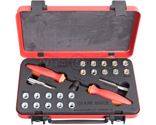 Набір для відновлення різьблення педалі Unior Tools RED