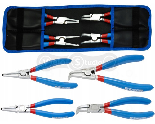 Набор съёмников стопорных колец Unior Tools PLUS в сумке 140