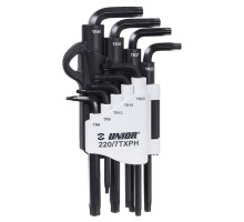 Набор ключей TORX в пластиковом подвесе Unior Tools TX8-40