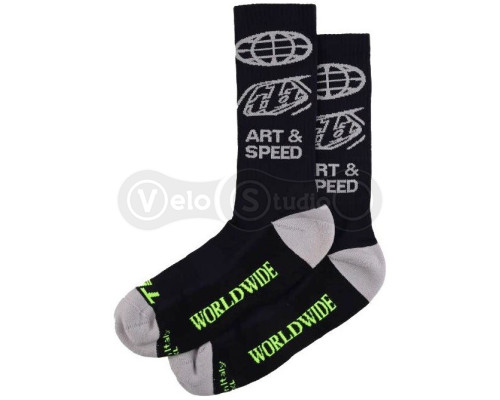 Вело носки TLD Mens Performance Socks; Worldwide [Black] SM/MD