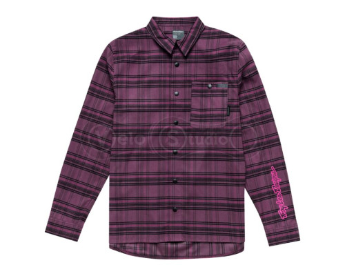 Рубашка TLD Grind Flannel Yd Plaid [Deep Purp] MD