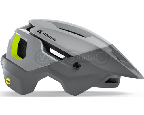 Вело шлем BLUEGRASS Rogue Core MIPS CE Gray Fluo Yellow|Matt Glossy S (52-56)