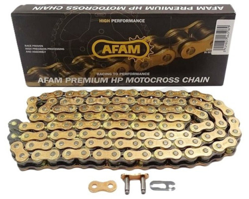 Ланцюг AFAM MX6 Chain - 520 [Gold], 520-114L / No Seal