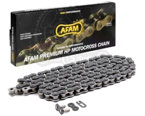 Цепь AFAM MX6 Chain - 520 [Black], 520-116L/No Seal