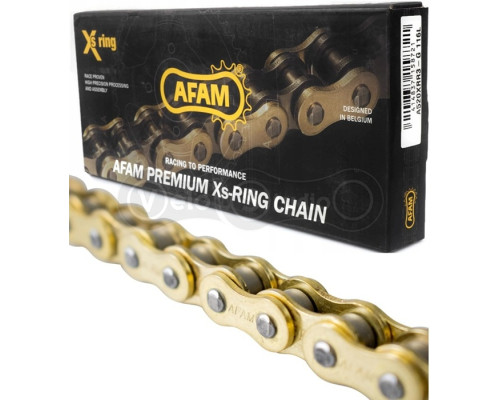 Цепь AFAM RXX Chain - 520 [Gold], 520-120L / Slim Seal Ring