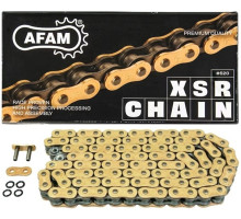 Ланцюг AFAM XSR Chain - 520 [Gold], 520-118L / Seal Ring
