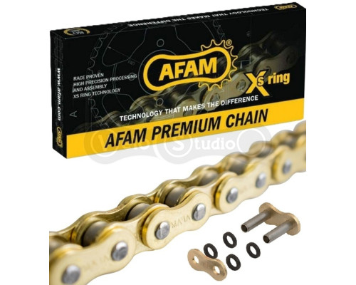 Ланцюг AFAM XHR2 Chain - 530 [Gold], 530-114L / Seal Ring