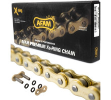 Цепь AFAM XSR2 Chain - 530 [Gold], 530-118L / Seal Ring