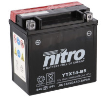 Аккумулятор NITRO AGM Open Battery 12V [12 Ah], CCA 200(A)