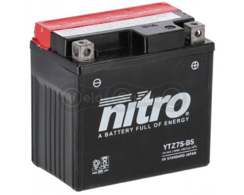 Аккумулятор NITRO AGM Open Battery 12V [6 Ah], CCA 130(A)