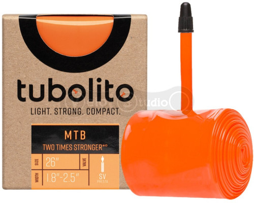 Вело камера Tubolito TPU 26x1.80-2.50 TUBO-MTB, SV42 помаранчева