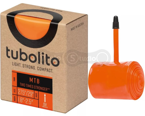 Вело камера Tubolito TPU 27,5/29x1.80-2.50 TUBO-MTB, SV42 оранжевая
