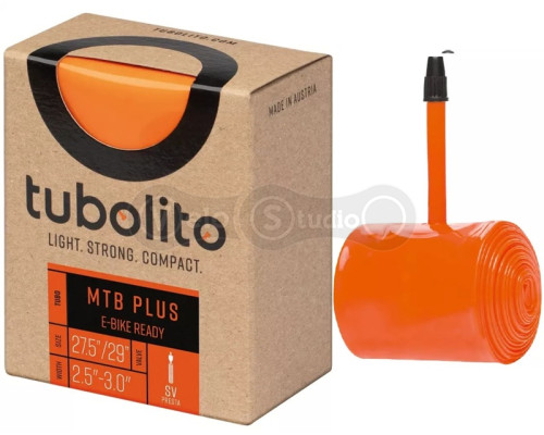 Вело камера Tubolito TPU 27,5/29x2.50-3.00 TUBO-MTB-PLUS, SV42 помаранчева