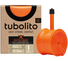 Вело камера Tubolito TPU 700x30-50 мм X-TUBO-CITY/TOUR, SV42 оранжевая