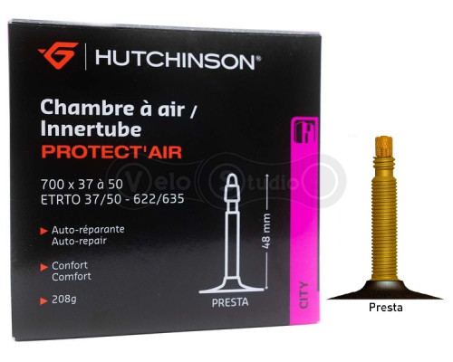 Вело камера HUTCHINSON CH 700X37-50 VF 48 MM - RF