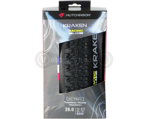Вело покрышка Hutchinson Kraken 29X2,4 ENV TS TL RLAB Black