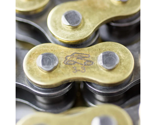 Цепь Renthal R3-3 Off-Road SRS Chain - 520 [Gold], 520-118L / Seal Ring