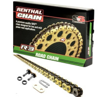 Цепь Renthal R3-3 Road SRS Chain - 520 [Gold], 520-110L / Seal Ring